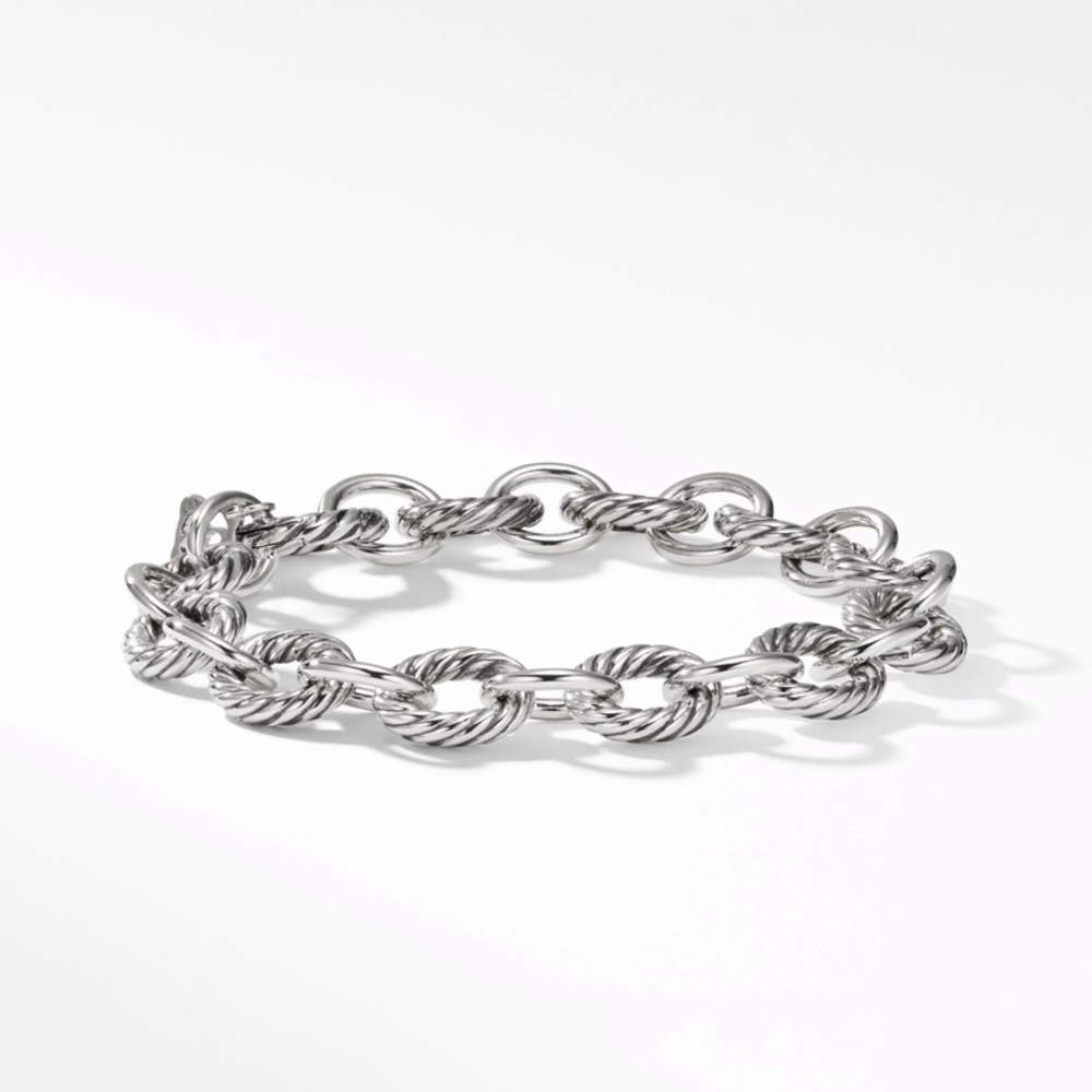 David Yurman Oval Link Sterling Silver Bracelet